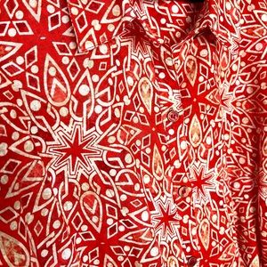 Catherine’s 3X linen/cotton blouse